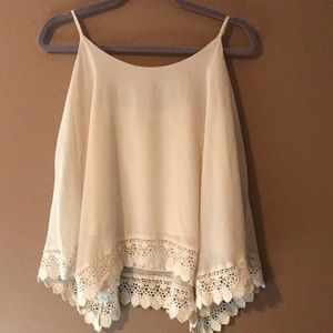 Cream Tank Top